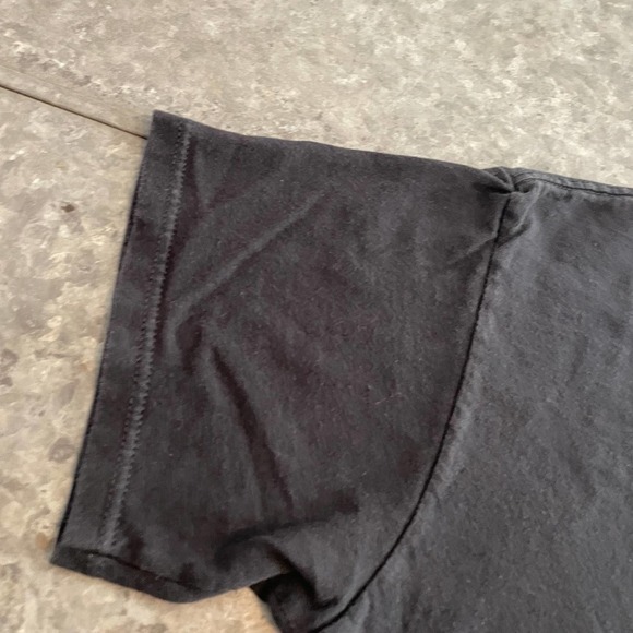 Check Meowt Cat Tee Shirt 80s Retro Outer Space Stars Galaxy Black Womens Large - Picture 10 of 12